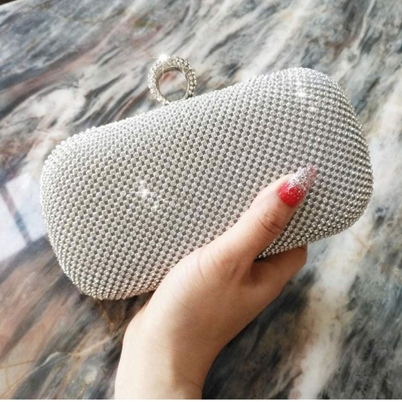 Rhinestone clutch purse NEW - Picture 3 of 7